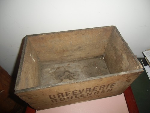 Ancienne boite , caisse en bois ORFEVRERIE BOULANGER - Picture 3 of 3