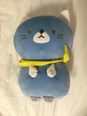 Nyan Blue Cat Cafe Squishy Plush Plushy by Yamani 40cm