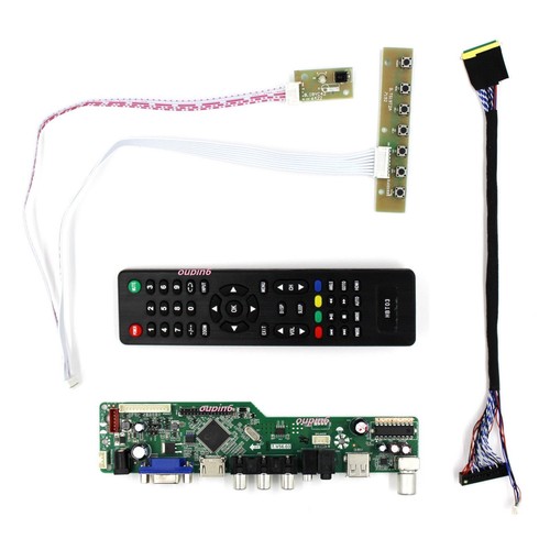 Controller board kit for LED B156XW02 V2/V1 TV HDMI VGA CVBS USB 1366X768 Panel - Bild 6 von 11