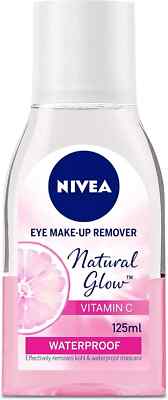 New Nivea Eye Makeup Remover Natural Glow 125 ml | Free Shipping Worldwide