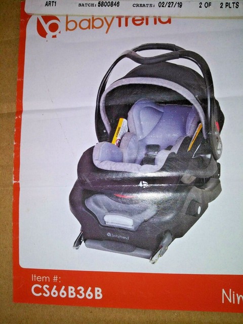 baby trend snap tech infant car seat