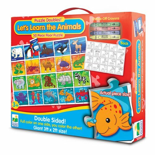 Rompecabezas de piso The Learning Journey dobles Let's Learn the Animals - Imagen 1 de 1