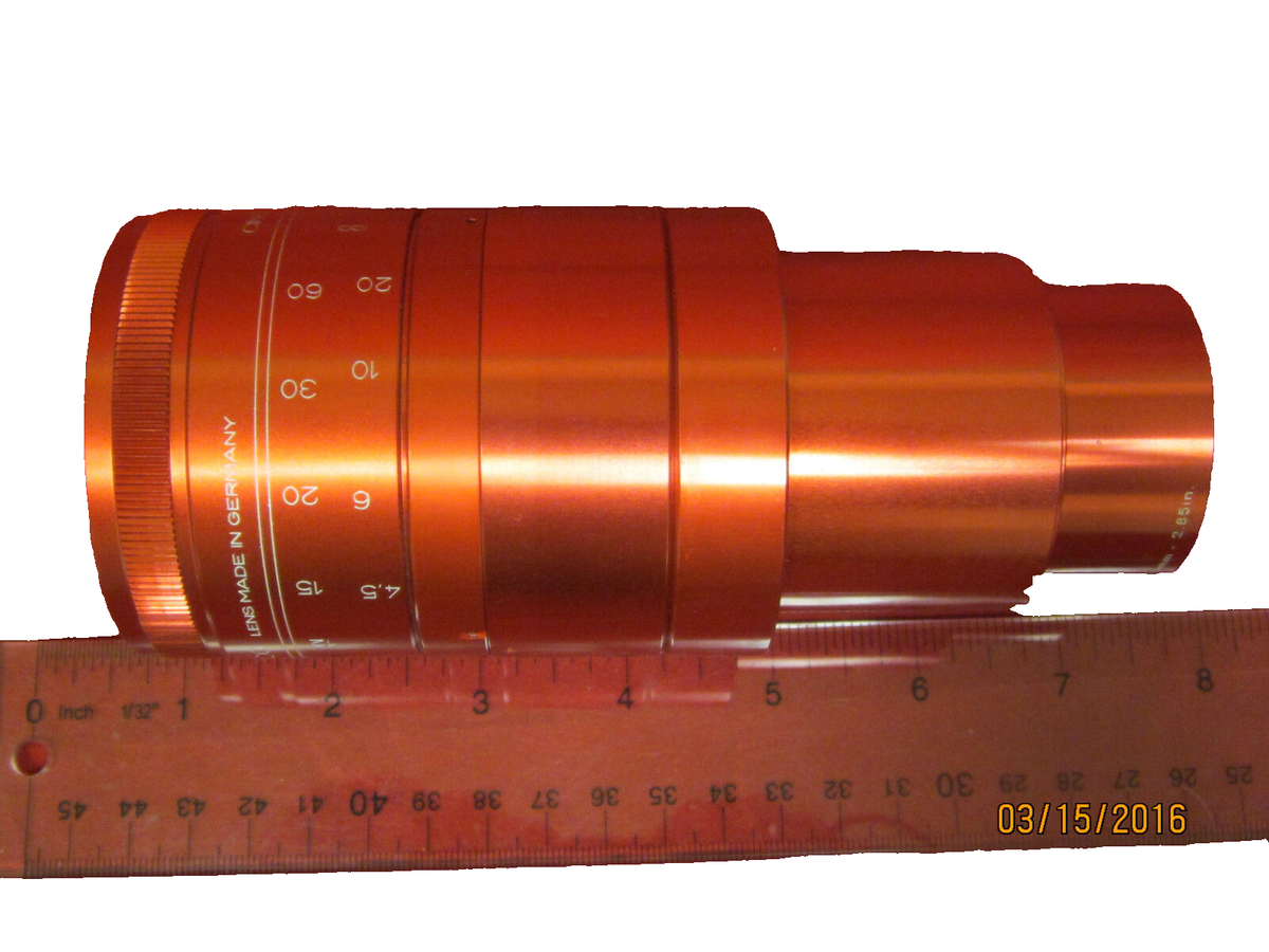 Objectif Anamorphique ISCO OPTICS ULTRA STAR MC 65MM 2X (pour Cinemascope) - Pour Pièces/défectueux