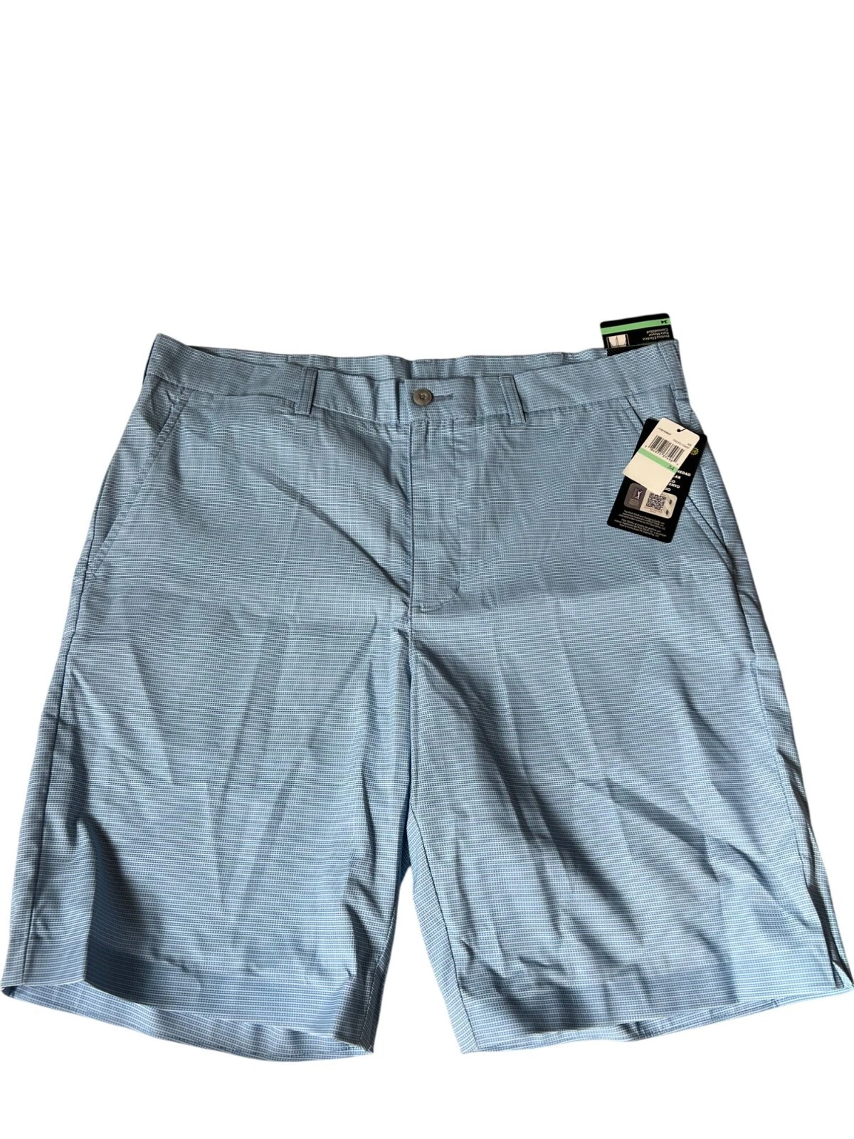 PGA Tour Blue Golf Shorts Men's Size 34 Moisture-Wicking Comfort Waistband