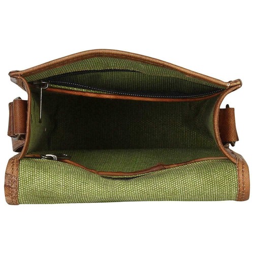 Borsa In Vera Pelle Di Capra Da Uomo 16 Pollici – Marrone, Tracolla, Valigetta Per Laptop – Nuova Senza Etichette