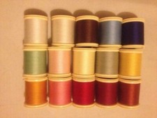 15 x Spools of Pure Cotton Sewing Thread - 100mtr each - Fil au Chinois