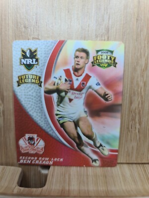 BEN CREAGH Smiths 2008 #10 Dragons NRL All Time Legend Tazo 