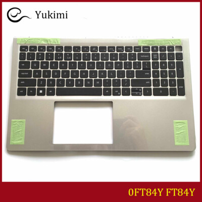 0FT84Y FOR DELL Inspiron 3510 Silver Laptop C Shell Upper Palmrest Keyboard