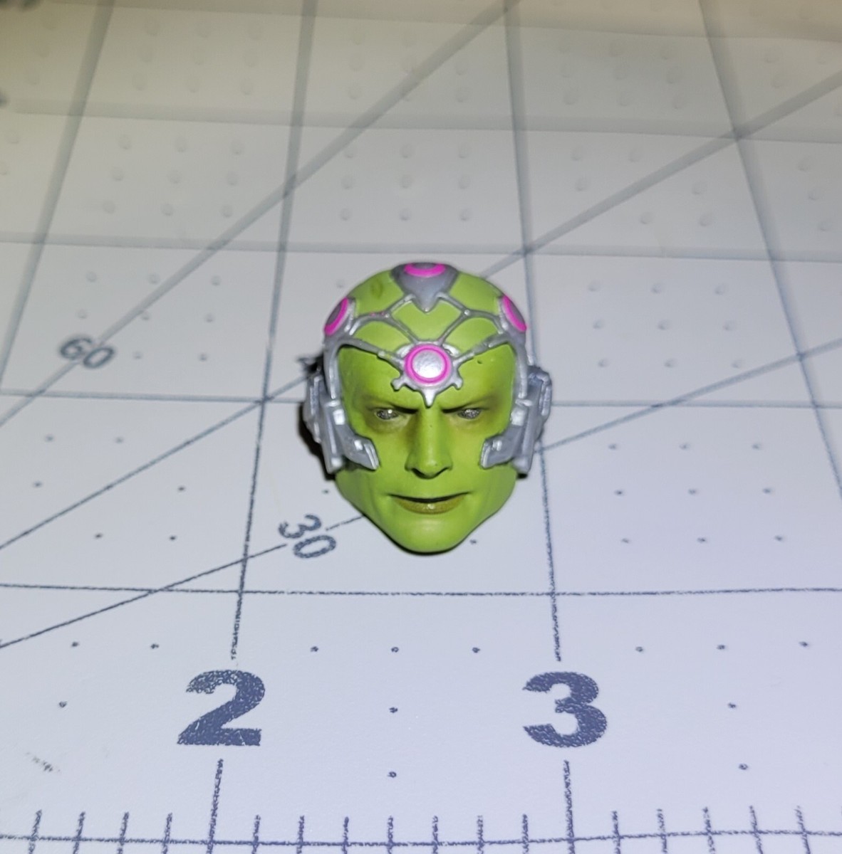 McFarlane DC Brainiac Male Alien Cyborg Head Injustice 2 7