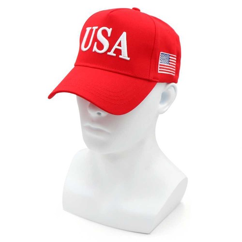 2024 USA 45-47 Flag Embroidered MAGA Trump Campaign Hat Adjustable Baseball Cap - Picture 7 of 7
