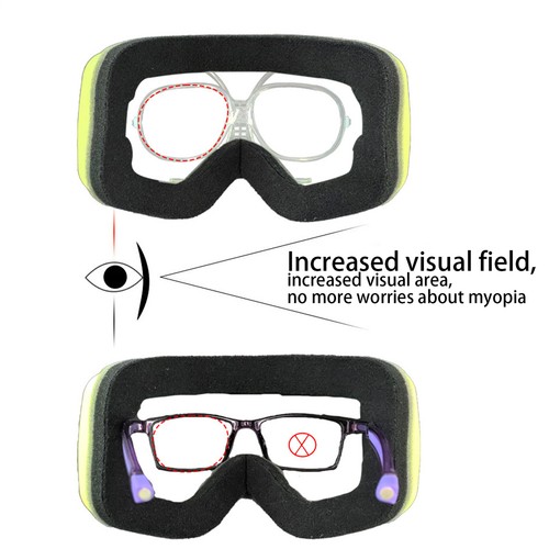 Universal Rx Goggle Insert Prescription Goggles Cycling Motorcycle Snow Ski - Picture 10 of 13