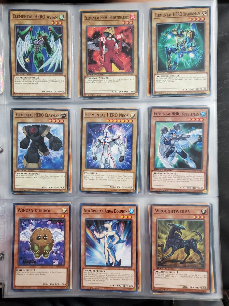Yu-Gi-Oh! GX - Jaden Yuki's Complete Classic Elemental HERO Fusion Deck