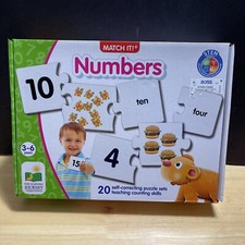Match It Numbers - 20 Self-correcting Puzzle Sets Teaching Counting Skills - 3 