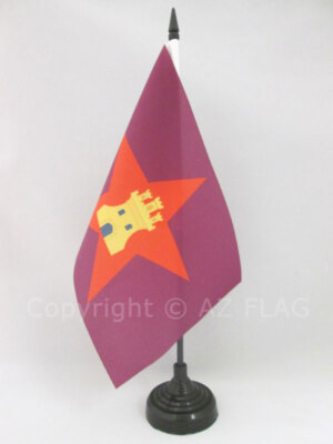 Drapeau de table Scanie indépendantiste en Suède 21x14cm - PETIT