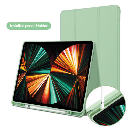 Smart iPad Case Cover&Pen Holder For iPad 5-11th gen Air Pro 11" 12.9" Mini New - Picture 53 of 62