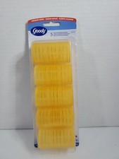 Y2K Goody Yellow Self Holding Hair Rollers Volumizing 5 Rollers 69671