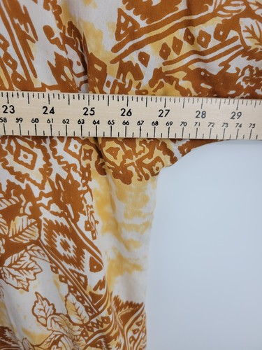 RVCA Kimono Caftan Womens XL Hawaiian Boho Print Festival Oversized Open Front - Picture 9 of 10