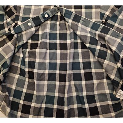 Chemise Homme Montbell Manches Longues – Plaid Multicolore, Coton Léger – Taille M