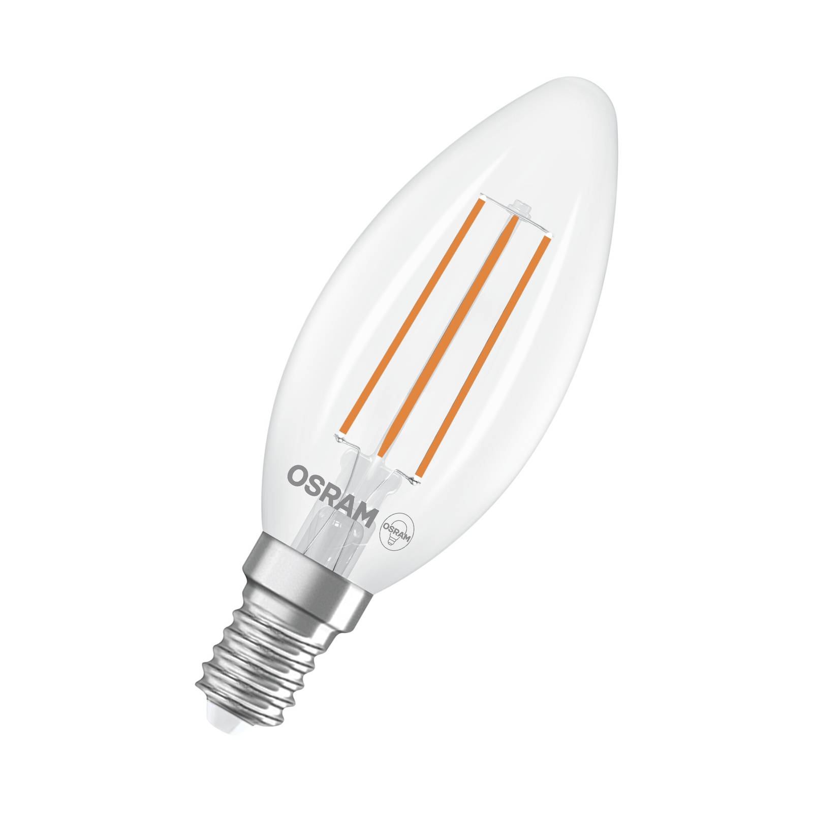 OSRAM LED Superstar Classic LED-Lampe B 40 in klassischer Minikerzenform, klarer