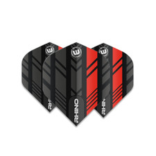 Winmau Rhino Standard Flight - Black  Red