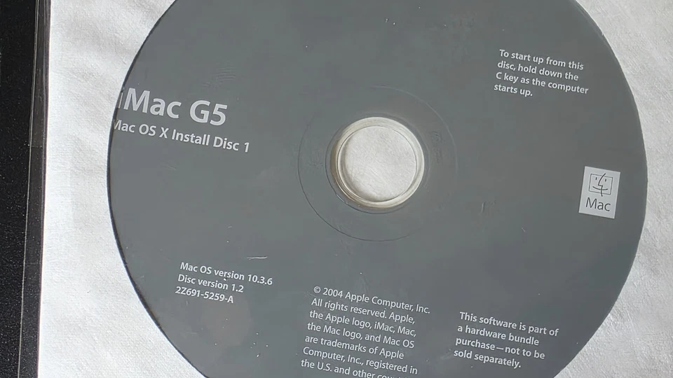 Apple IMac G5 Panther 10.3.6 software - Image 3 of 4