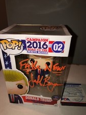 Jeff Bergman Donald Trump Our Cartoon President Actor #02 Signed Funko Pop PSA