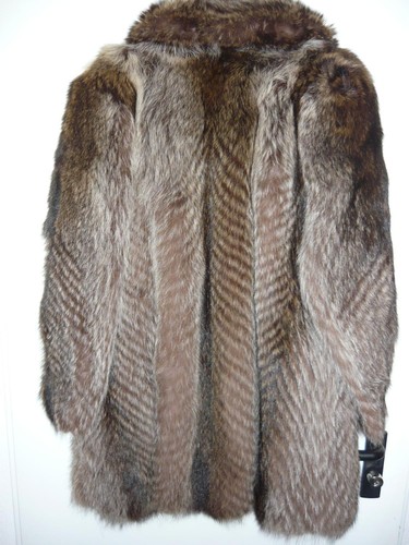 Pelzmantel Rotfuchs Dachs Modehaus Echtpelz Pelzjacke Gr. 44 Sankt Moritz TOP - Bild 4 von 6
