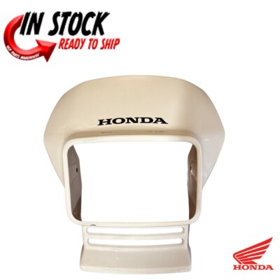 HONDA HEADLIGHT SHROUD FENDER 93-2024 XR650 L OEM ROSS WHITE 87125