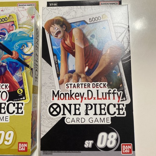Monkey.D.Luffy ST-08 & Yamato ST-09 English Starter Decks One Piece - Sealed New - Picture 3 of 6
