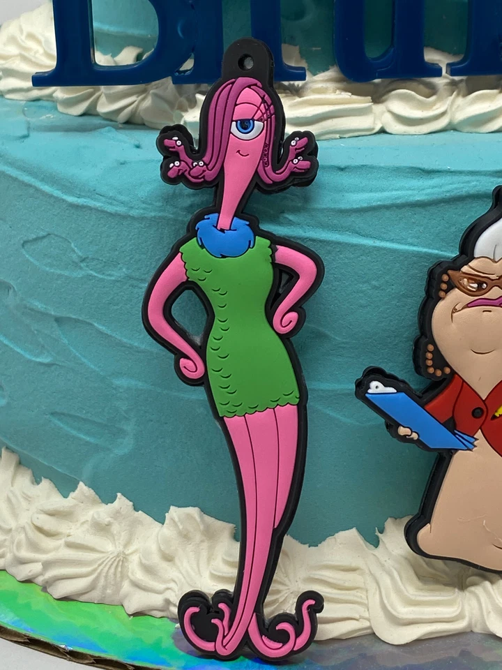 Juego de adorno de pastel de cumpleaños Mosters Inc. ~ TOTALMENTE NUEVO ~ 4 personajes diferentes Foto 4 de 4