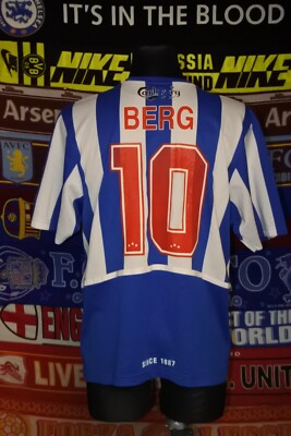 4/5 Odense BK adults XL #10 Berg 2004 home football shirt jersey trikot soccer
