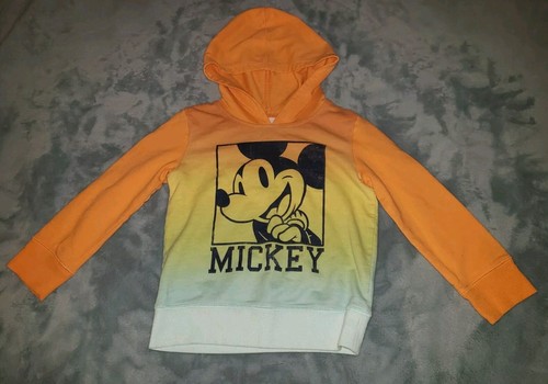 Disney Jumping Beans Mickey Mouse Multicolor Fade Pullover Hoodie Top 4T