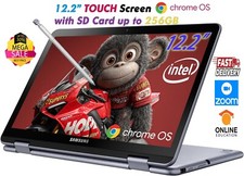 Samsung 12.2" Chromebook 2-in-1 4GB RAM 64GB eMMC with SD card