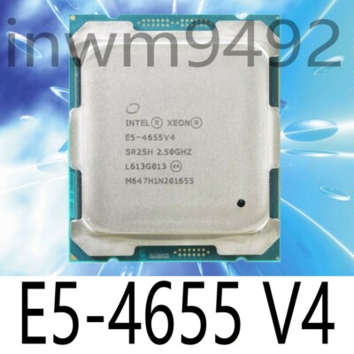 Intel Xeon E5-4655 V4 2.50 GHz 8 Cores 16 Threads 30 MB official CPU Processor