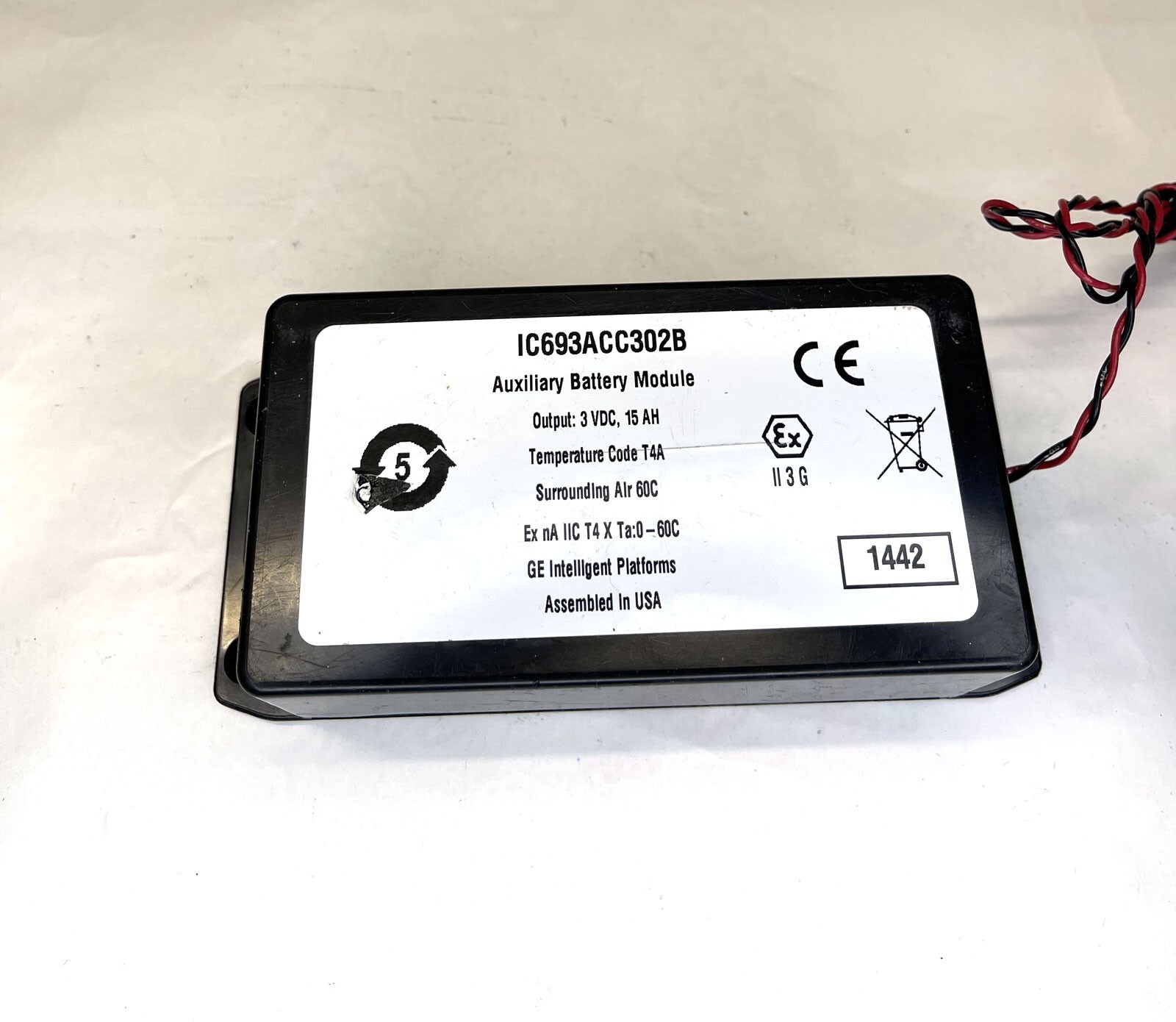 IC693ACC302B FANUC Module Battery Auxiliary Plc 3 Vdc 1 Ah | eBay