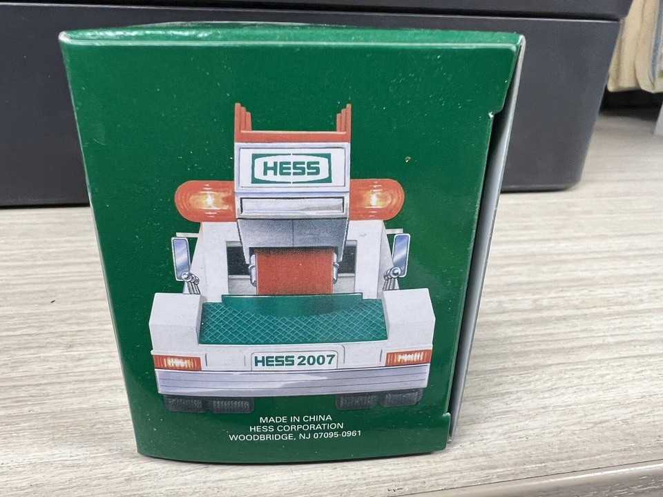 2007 Hess Miniature Rescue Truck Mint in Box eBay