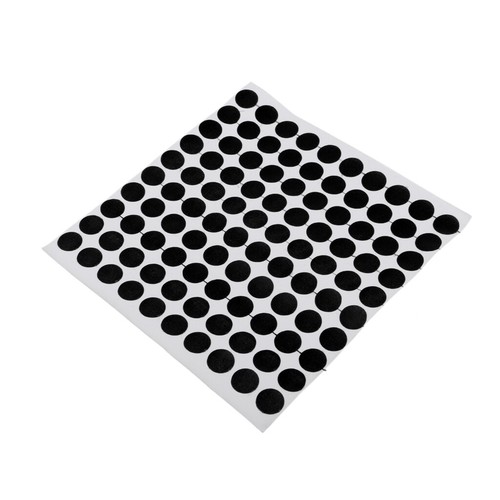 12mm / 0.5inch Pool Snooker Billardtisch Punkte selbstklebende Schwarz 100 - Picture 8 of 9