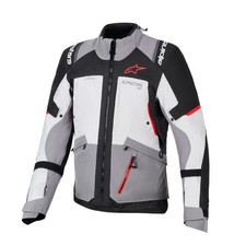 Alpinestars Andes V4 Jacket Drystar Motorcycle Grey Black Red