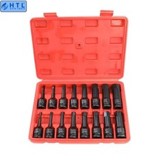 Cr-mo Steel 12 Drive Impact Hex Bit Set 1016pc Metric Allen Socket Tool