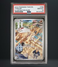 2024 Pokémon Timburr 183/167 Sv06: Twilight Masquerade Full Art PSA 10 Gem Mint on eBay