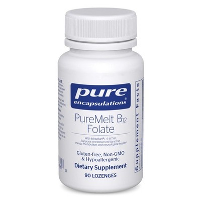 Pure Encapsulations PureMelt B12 Folate - Active B 90 Count (Pack of 1) 
