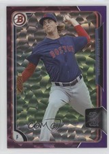 2015 Bowman Prospects Purple Ice 7/50 Henry Owens #BP92 0o9