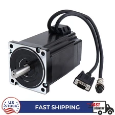 S Series Nema 34 Closed Loop Stepper Motor  9Nm(1274oz.in)  6A Φ14mm w/Encoder