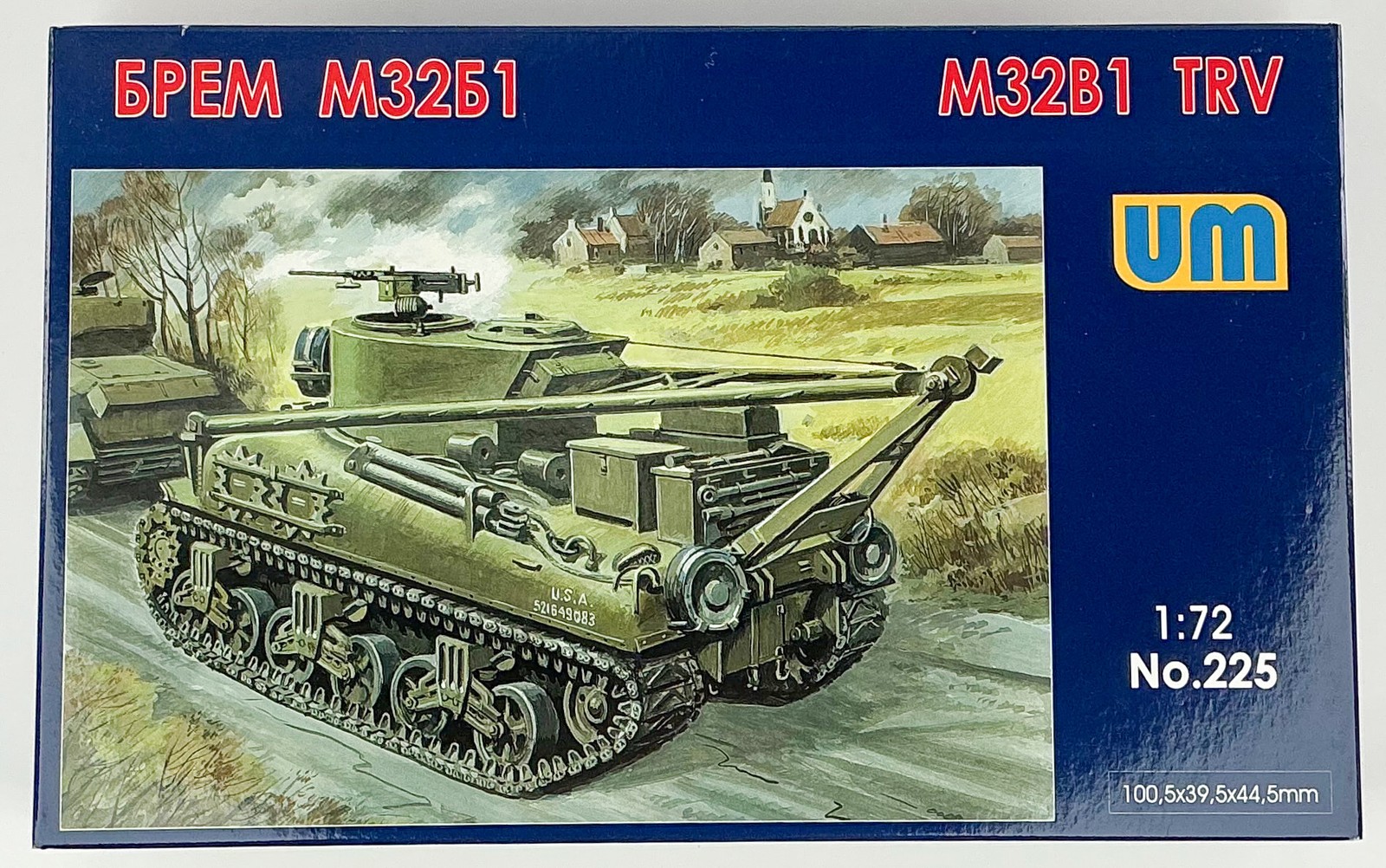 UM 225 M32A1B1 Tank Recovery Vehicle 1/72 Scale Plastic Model Kit
