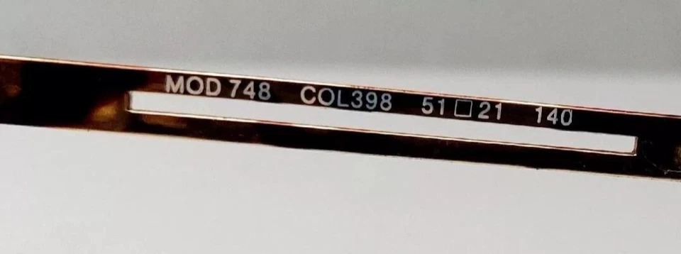 CAZAL 748 новый винтажный солнцезащитные очки mod. 748 половина обода Германия новый из старых запасов CAZAL моды - Изображение 3 из 4