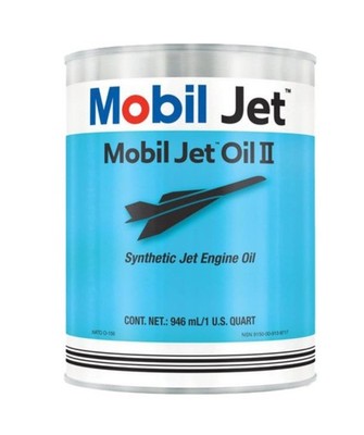 Mobil Jet Oil II Clear MIL-PRF-23699G Spec Turbine Engine Lubricating Oil -