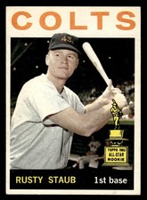 1964 Topps Baseball #109 Rusty Staub EX *h1