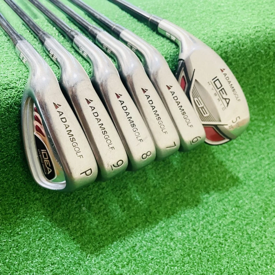 ADAMS LH Iron Set IDEA 5.6.7.8.9.P Genuine Graphite Flex S Left Handed STORE - Image 4 of 4