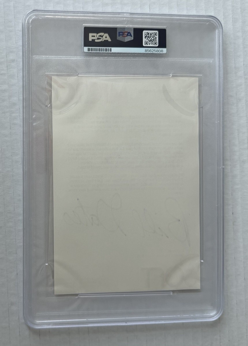 Bill Gates Signed 1976 Letter To Hobbyists Print PSA/DNA
