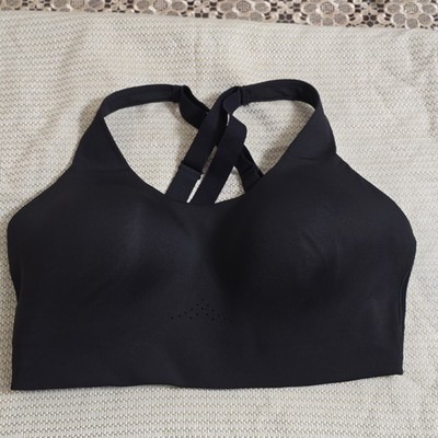 Old Navy Active Powersoft High Support Go-Dry Sports Bra 40D Black Wireless